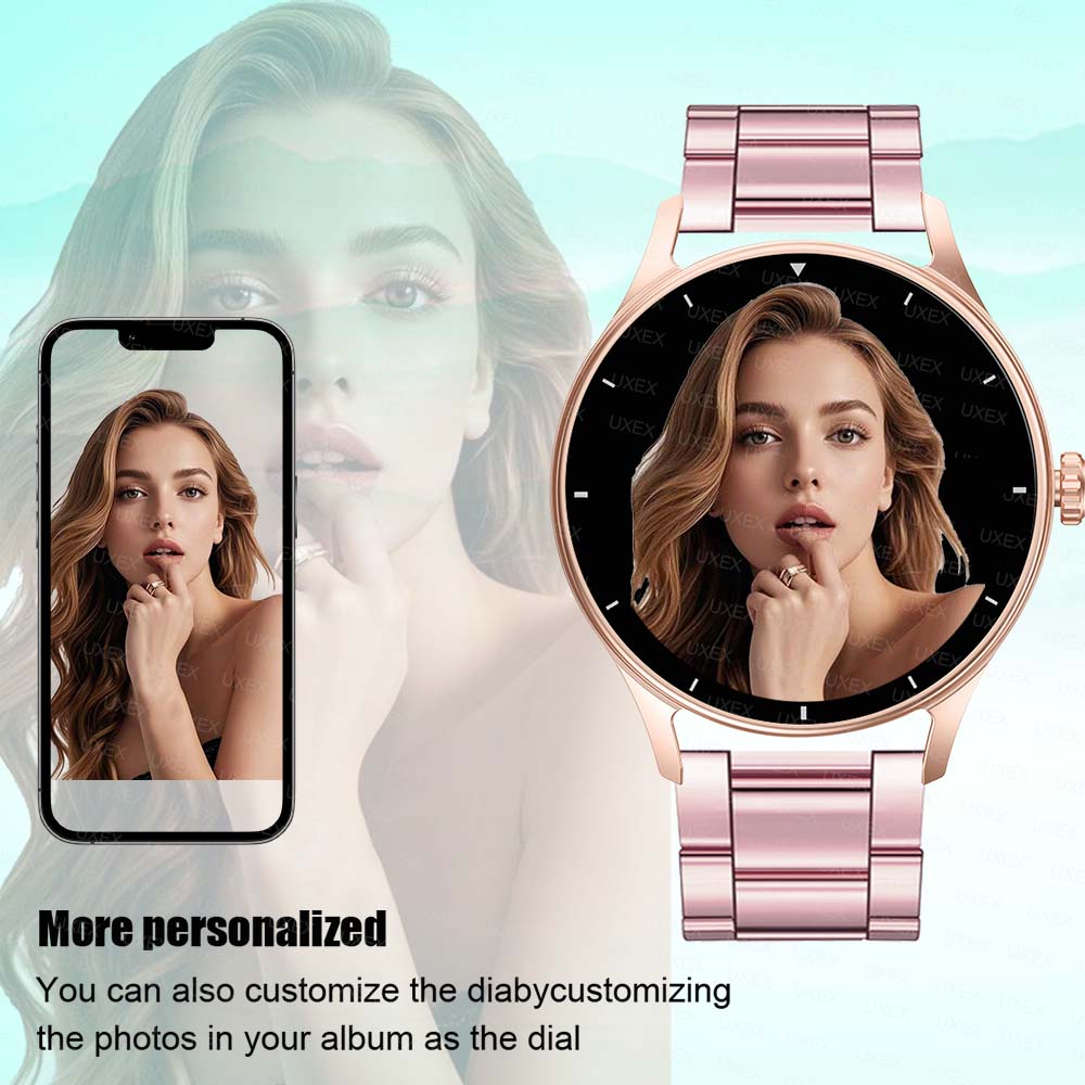 Fashion Woman Smart Watch 1.55 - Smartwatch Custom review and price