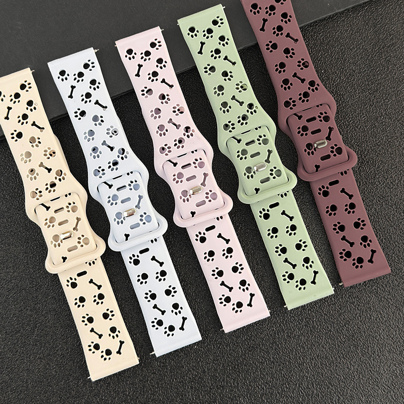 Hollow-out Dog Paw Strap 22mm  - Titan Smartwatch Accessories review and price