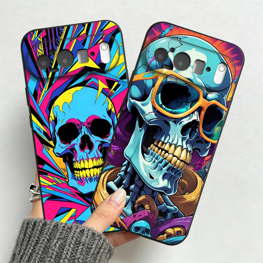 Neon Pop Art Skull Case for Go - Google Pixel 9 review and price