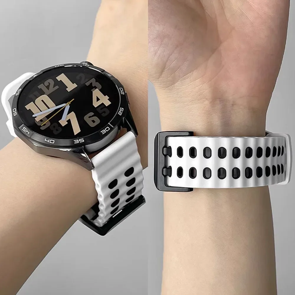 Breathable Two-Tone Silicone S - Motorola Smartwatch Accessories review and price