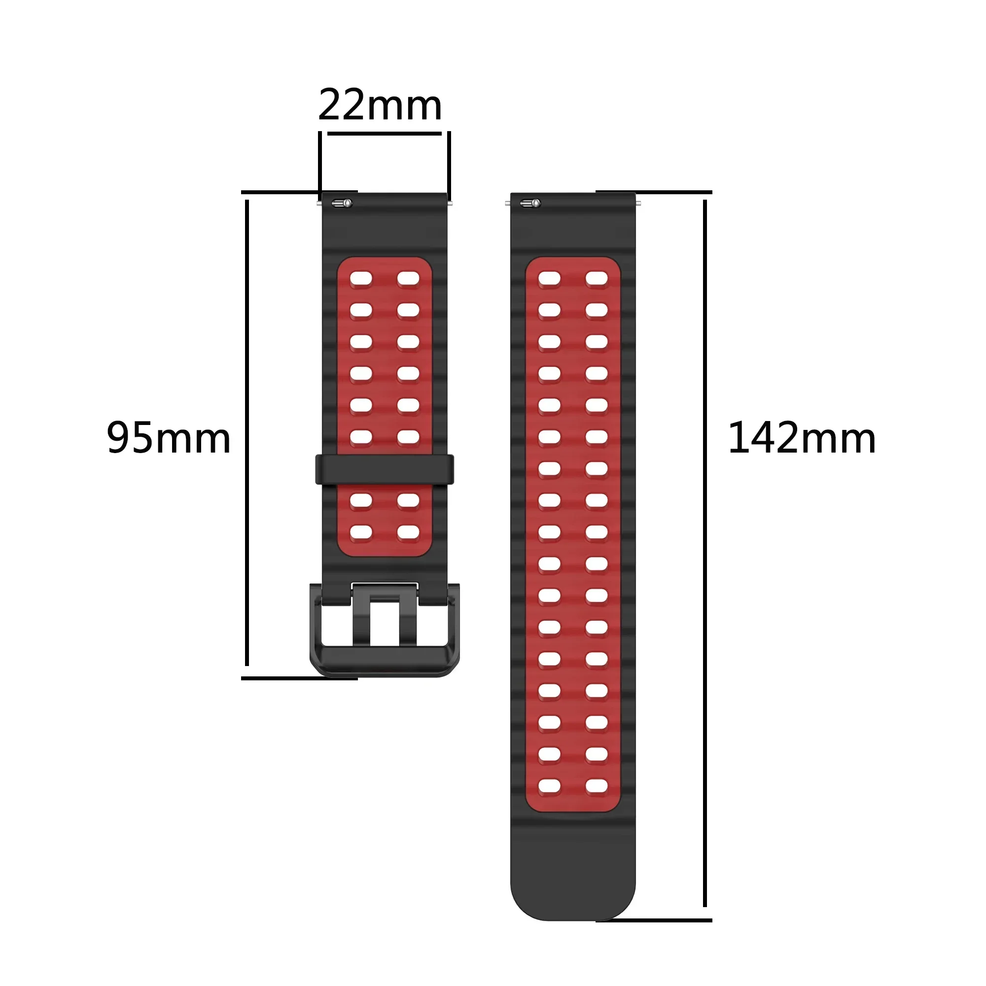 Breathable Two-Tone Silicone S - Motorola Smartwatch Accessories review and price