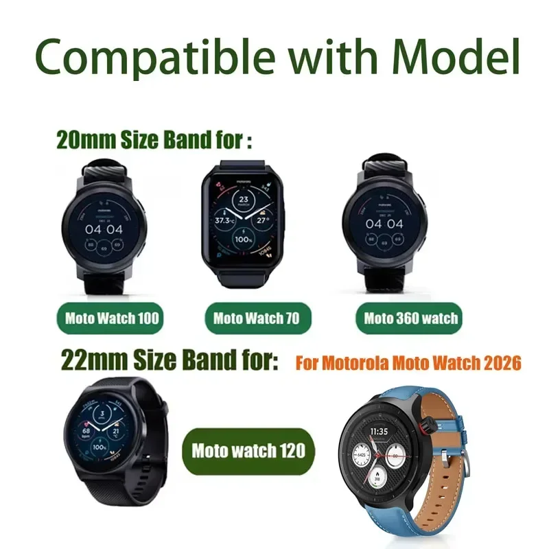 20mm 22mm Breathable Two-Tone  - Motorola Smartwatch Accessories review and price