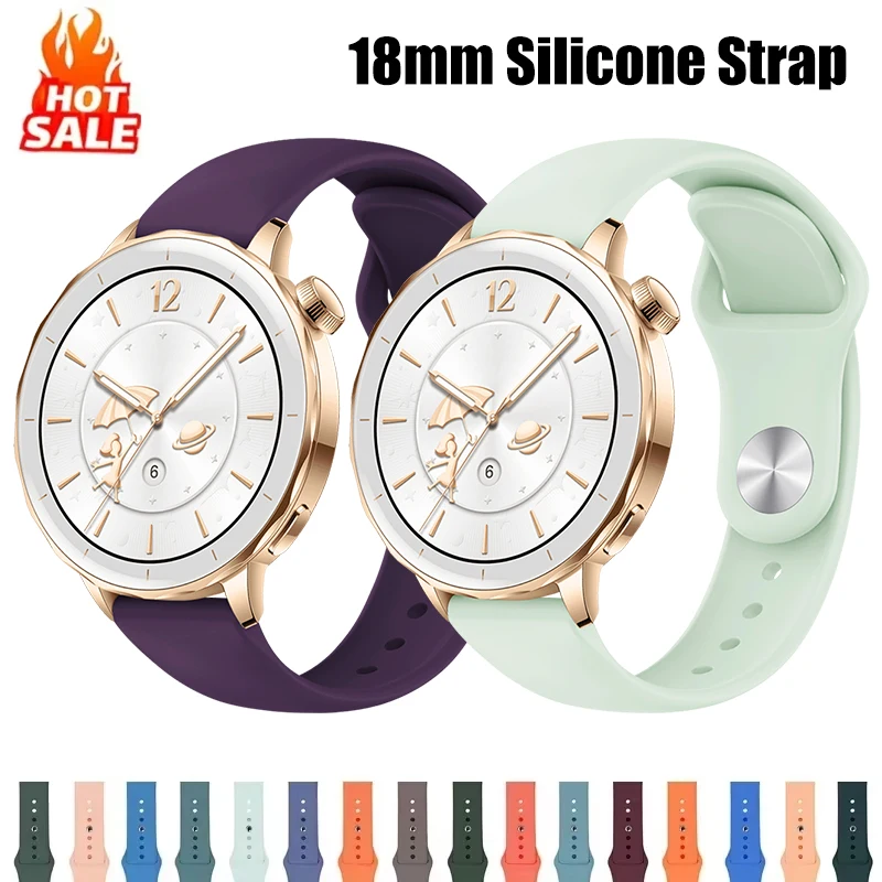 18mm Silicone Watch Strap For  - Fossil Smartwatch Accessories review and price
