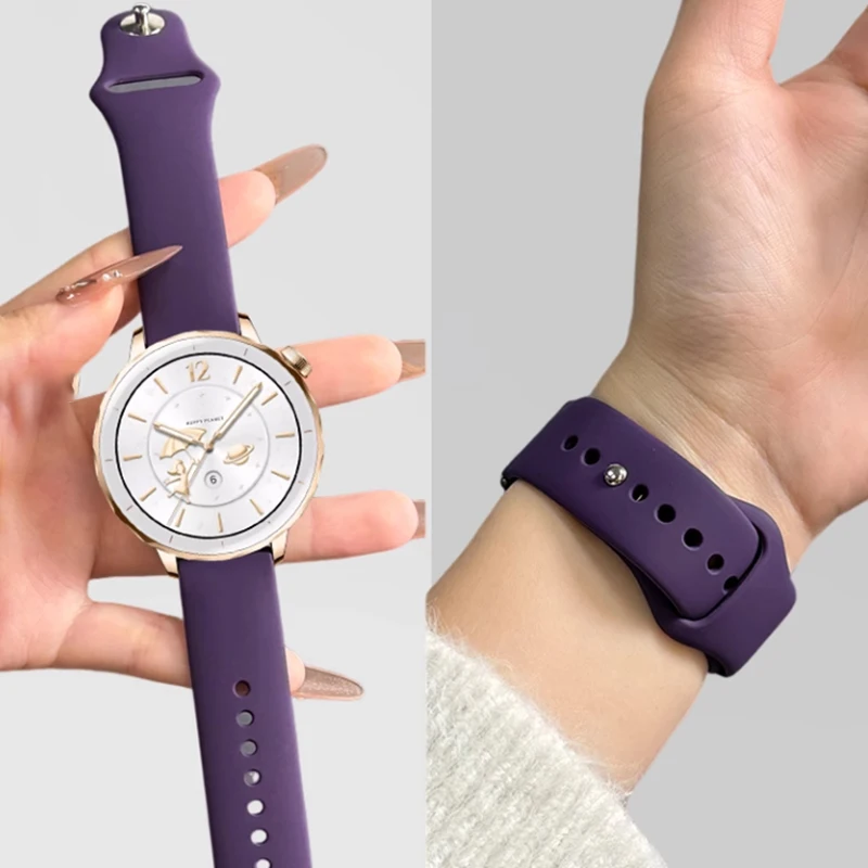 18mm Silicone Watch Strap For  - Fossil Smartwatch Accessories review and price