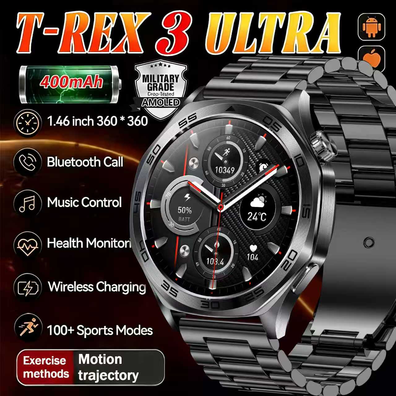 2026 Men Smart Watch 1.46inch  - Smartwatch Custom review and price