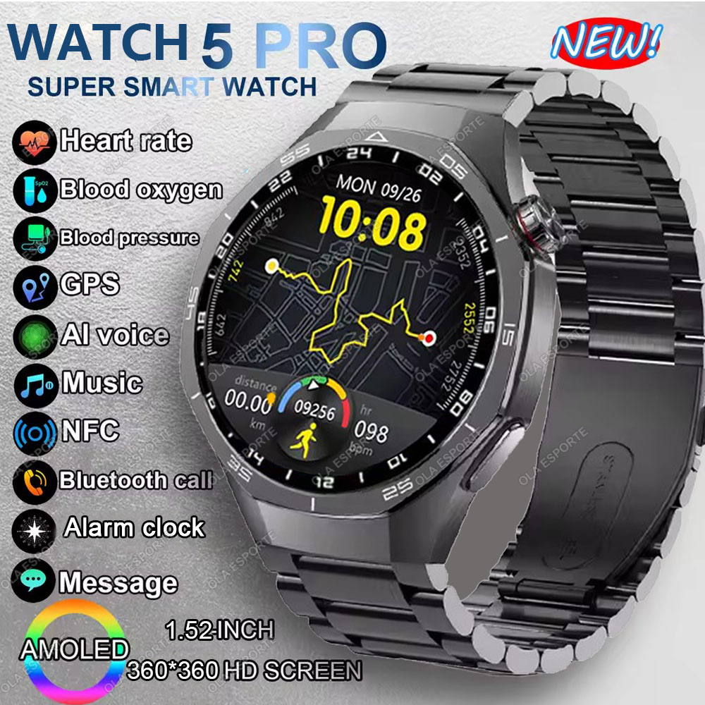 New Watch 5 Pro Smart Watch 1. - Smartwatch Custom review and price