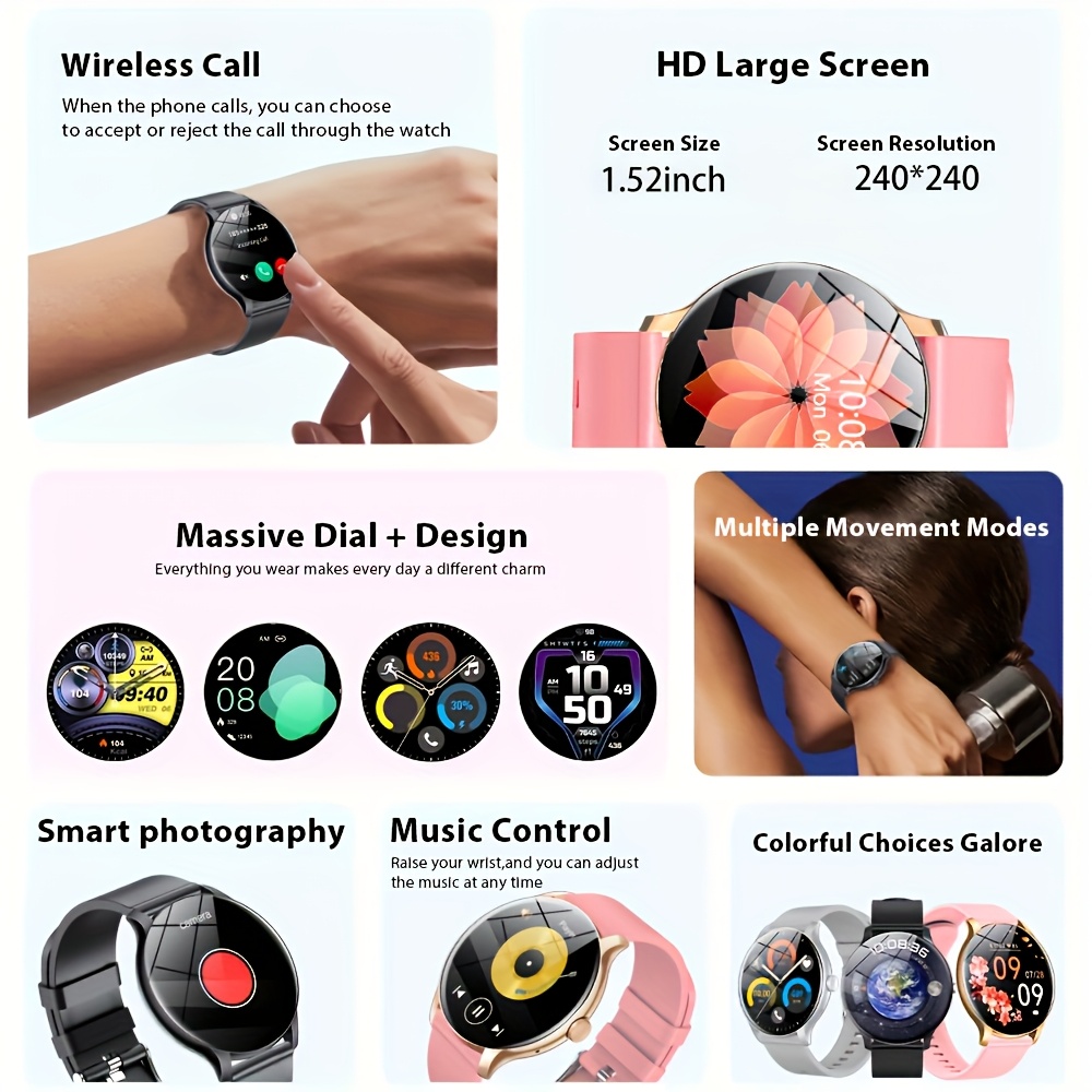 LAXASFIT 2026 Smart Watch 1.52 - Smartwatch Custom review and price