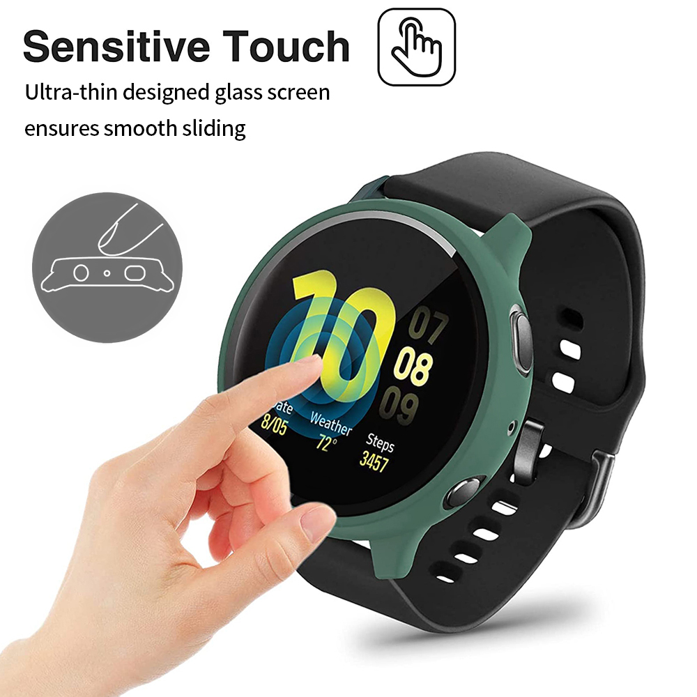 Case+Glass For Samsung Galaxy  - Samsung Smartwatch Accessories review and price