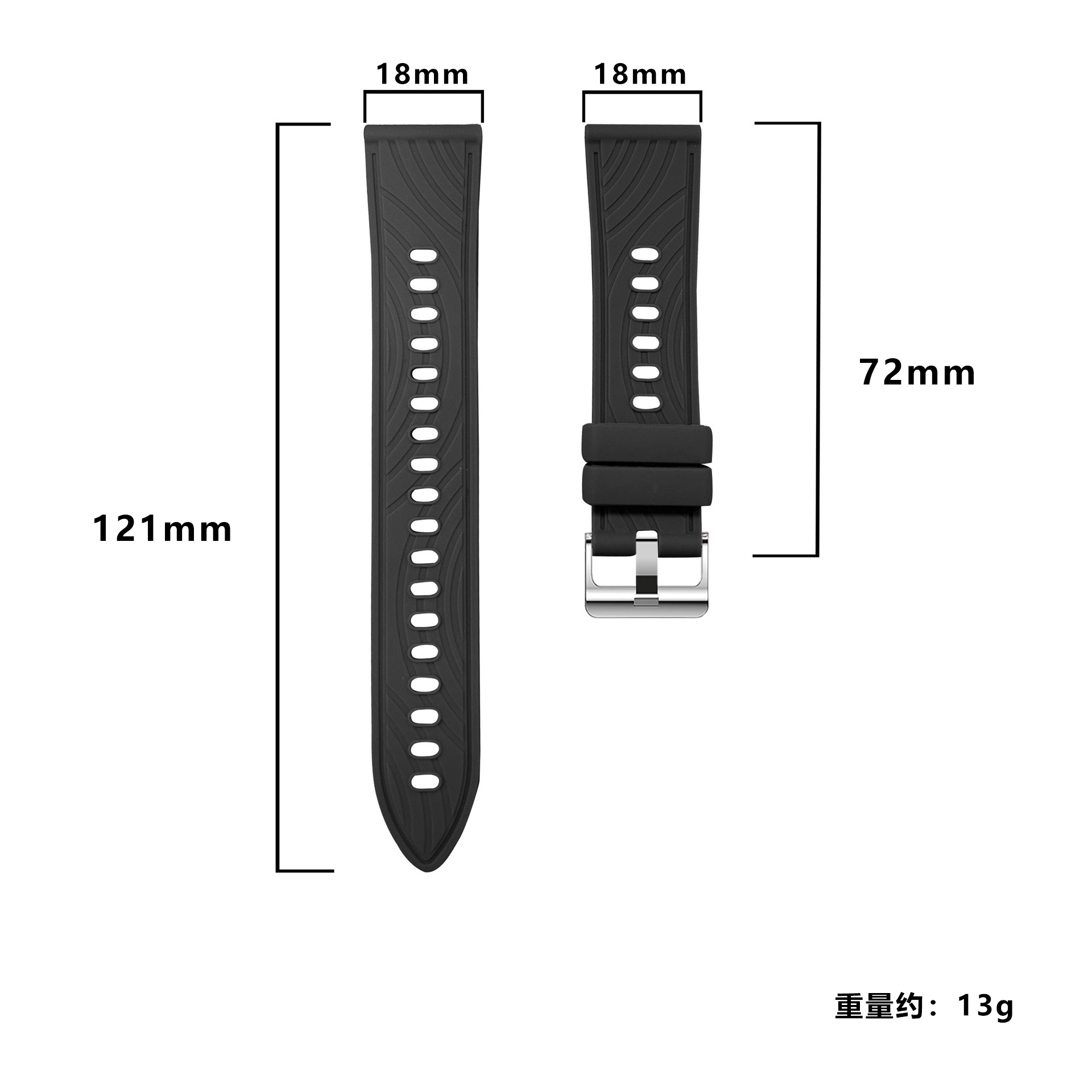 18mm Sports Silicone Strap For - Titan Smartwatch Accessories review and price
