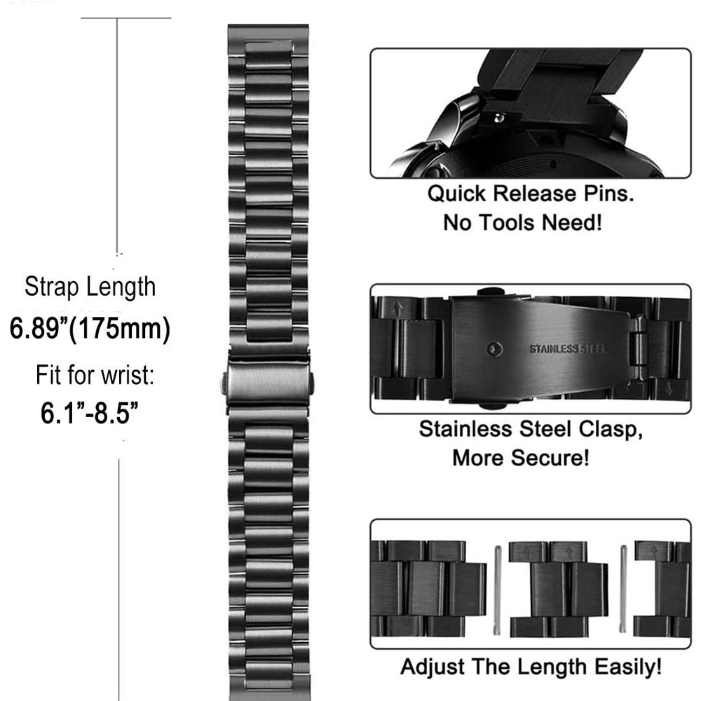 Steel Strap For Huawei Watch G - Titan Smartwatch Accessories review and price