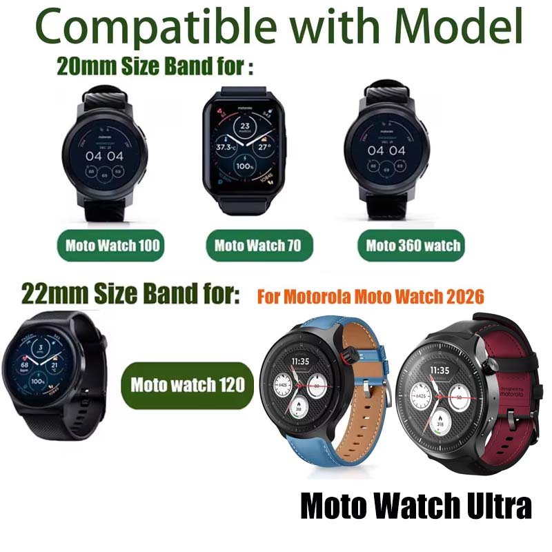 20mm 22mm Bracelet Watchband F - Motorola Smartwatch Accessories review and price