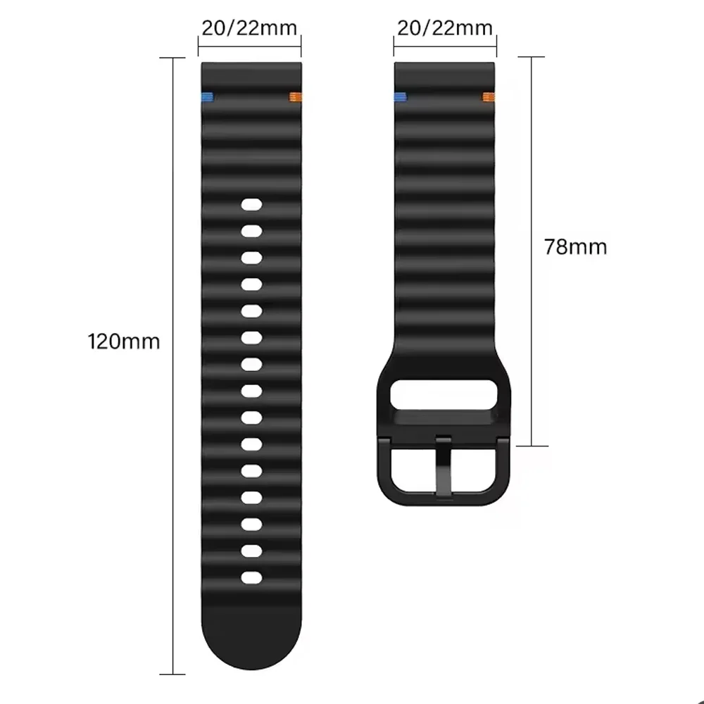 2pcs Wave Strap For POLAR Vant - Smartwatch X2 review and price