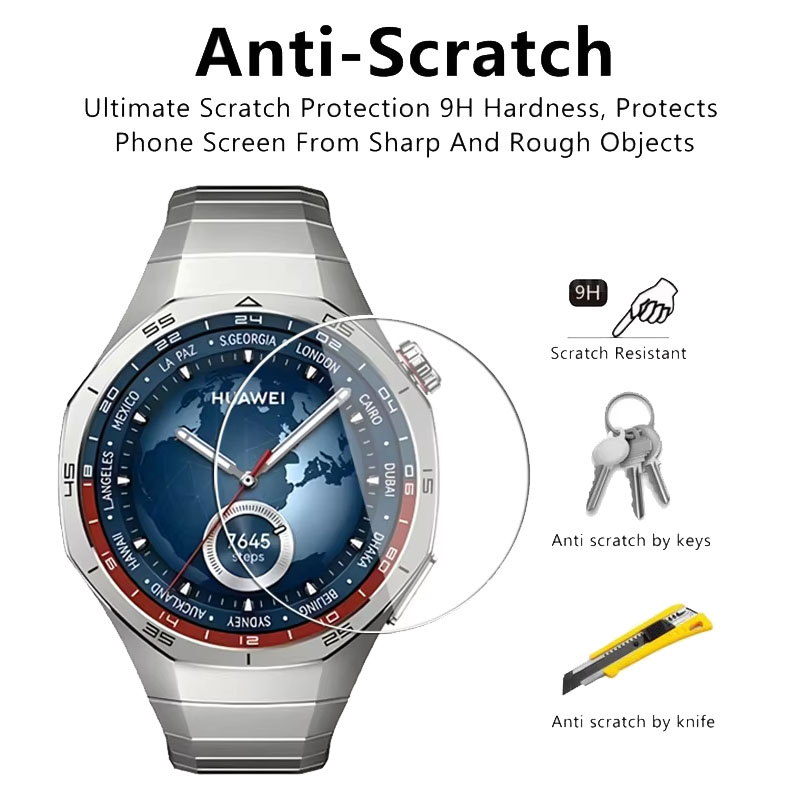 Tempered Glass For Huawei Watc - Titan Smartwatch Accessories review and price